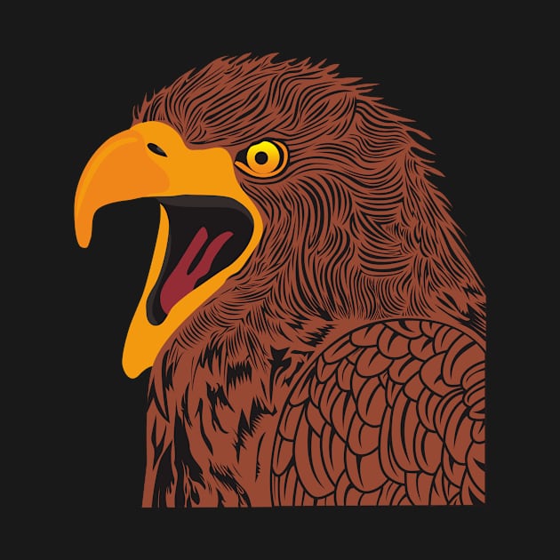 Angry Eagle by Alvin Rusdyansah