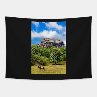 Sigiriya Rock & Cow Tapestry