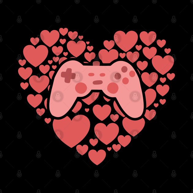 Video Gamer Heart Controller by Tesszero