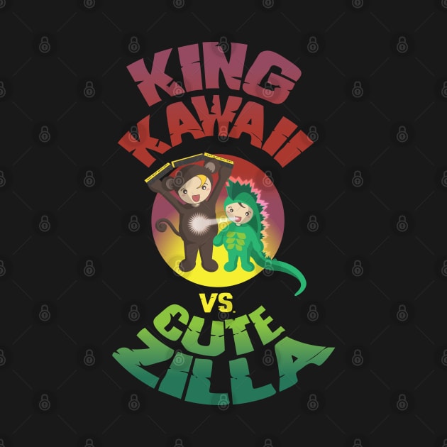 King Kawaii Vs Cutezilla by andrew_kelly_uk@yahoo.co.uk