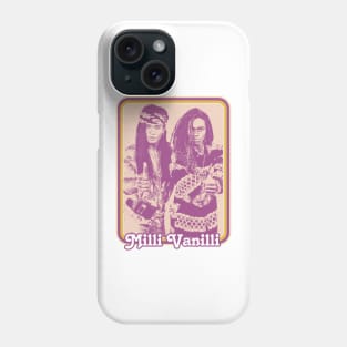 Milli Vanilli \/\ Vintage Style 90s Aesthetic Design Phone Case