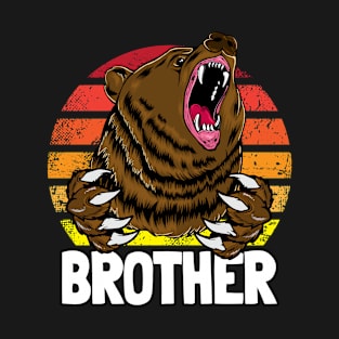 Brother Bear Grizzly Funny Camping Gift for Nature Lovers T-Shirt