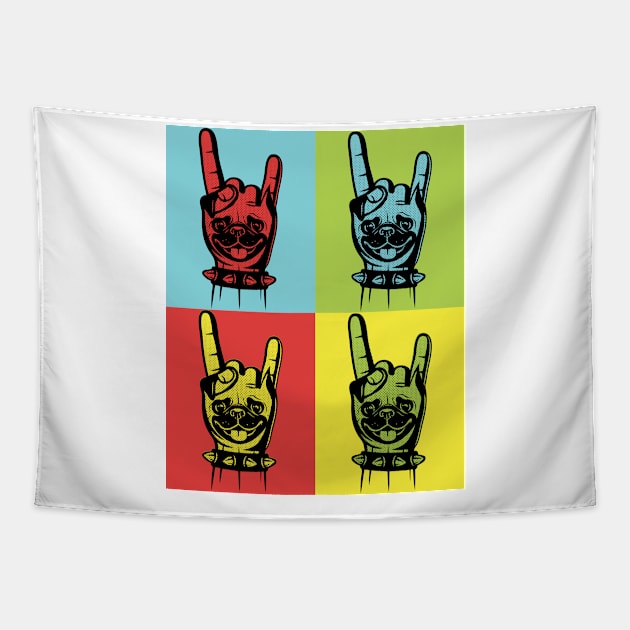 Dog'n'Roll Tapestry by RepubliRock