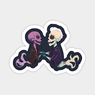 Skulls love : eternal embrace Magnet