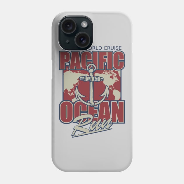 Pacific Ocean Run Phone Case by TCP