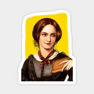 English Novelist Charlotte Bronte illustration Magnet