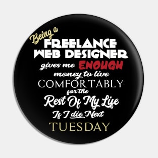 Being a freelance web designer Pin