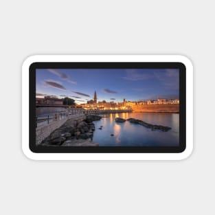 Monopoli , Italy at night Magnet