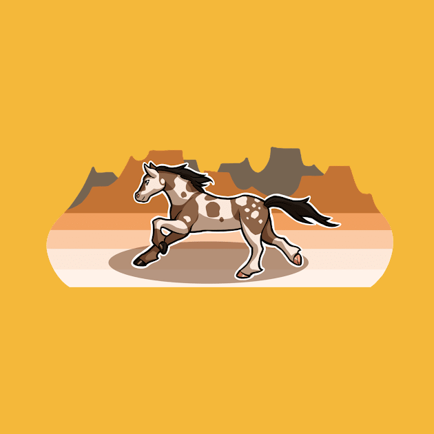 Galloping Horse by tshirtsbyclaire