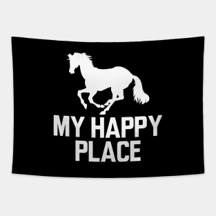 Horse - My happy place w Tapestry