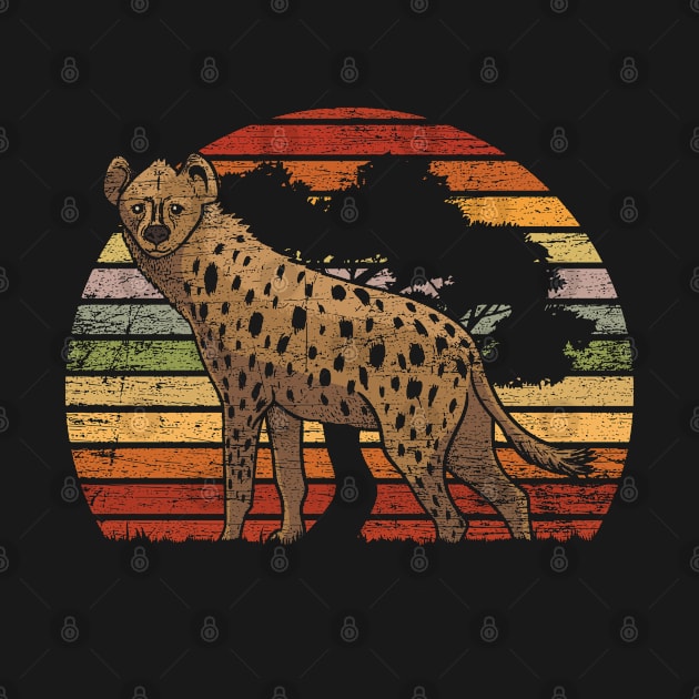 Hyena Animal Retro Hyenas by ShirtsShirtsndmoreShirts