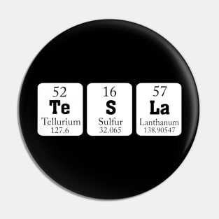 Tesla Periodic Table Of Elements Pin