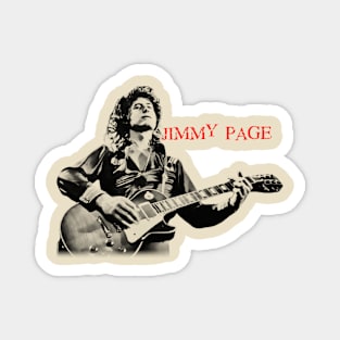 jimmy page retro vintage Magnet