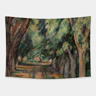 The Allee of Chestnut Trees at the Jas de Bouffan by Paul Cezanne Tapestry