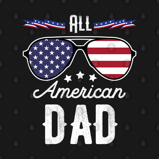 All American Dad 4th Of July Sunglasses by tobzz