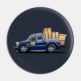 Cartoon truck Pin