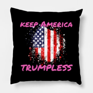 Keep America Trumpless ny -Trump Pillow