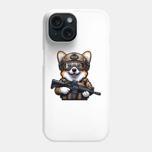 Tactical Corgi Phone Case