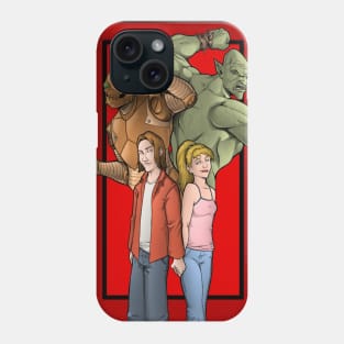 robot monster girl Phone Case