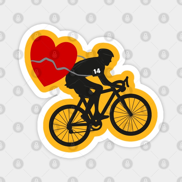 The magic of catering. Valentine day gift for bikers, delivering service employee, catering, couriers Magnet by alcoshirts