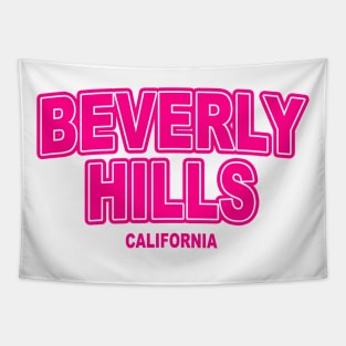 Beverly Hills California Pink Tapestry