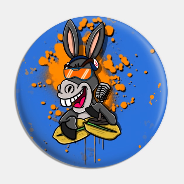 Javi Jackass Pin by freakykissdesigns