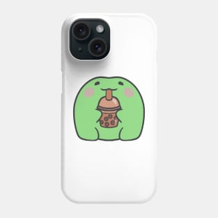 Choccy milk drinking frog Phone Case