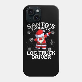 Santas Favorite Log Truck Driver Christmas Phone Case