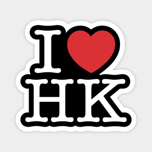 I Love HK Magnet