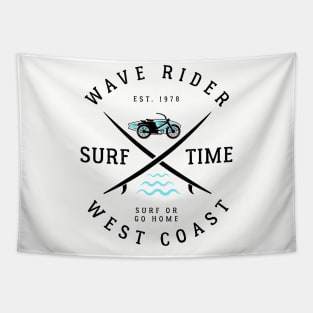 Wave Rider Surf Time Tapestry