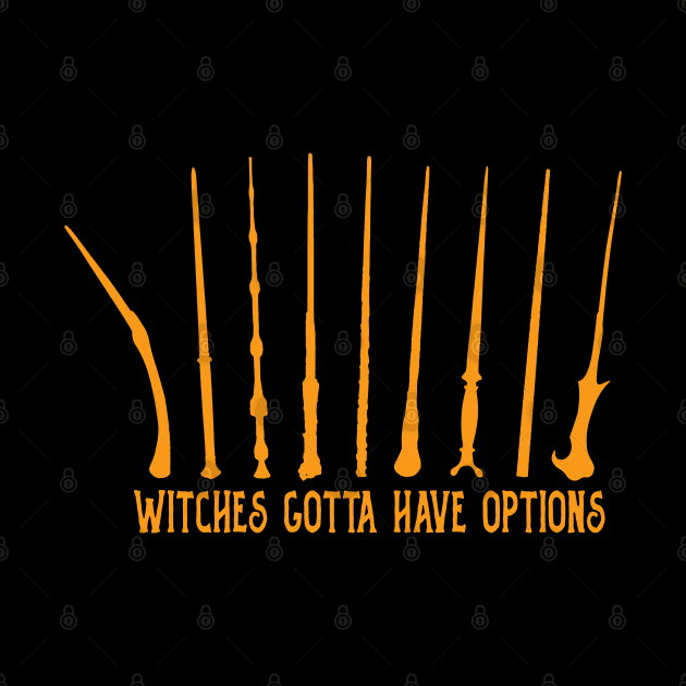 witches gotta have options for stick orange by rsclvisual