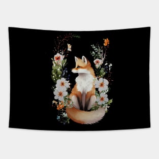 Fox Flower Tapestry