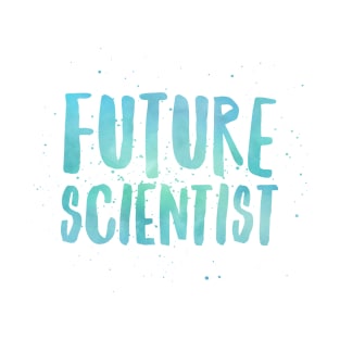 Future Scientist Blue Text Print Boys T-Shirt