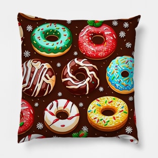 Jummy christmas donuts Pillow
