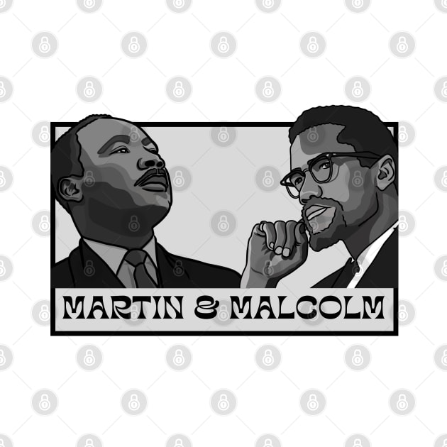 Martin & Malcolm by History Tees