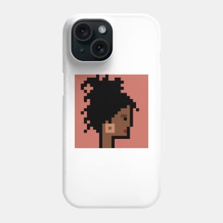 Pixel Art / Afro Woman Dreadlocks /ToolCrypto NFT #52 T-Shirt Phone Case