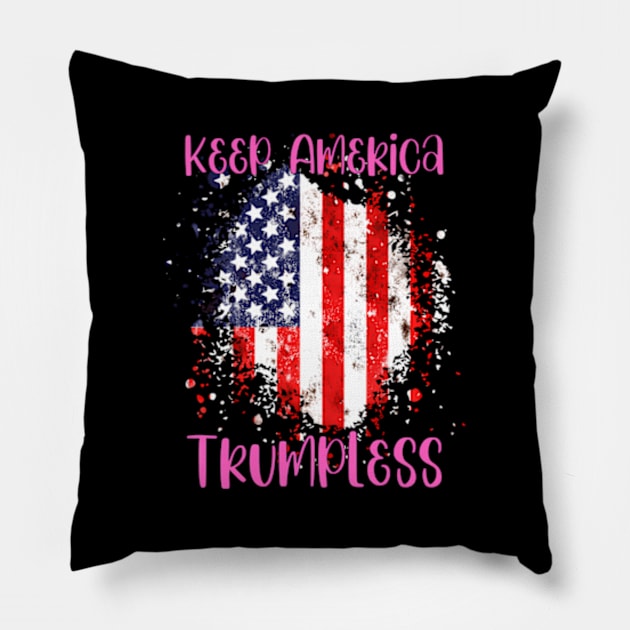 Keep America Trumpless ny -Trump Pillow by lam-san-dan