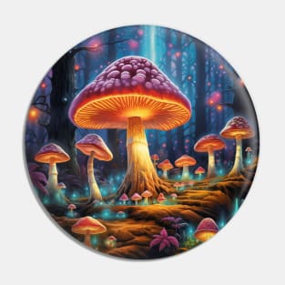 Mushroom Design Pin