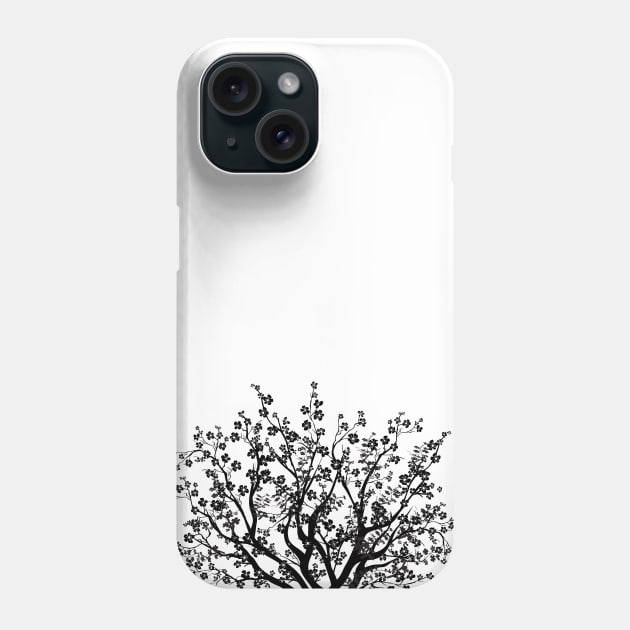 Tree Silhouette Phone Case by SWON Design