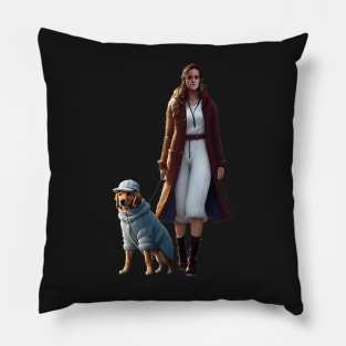 Celebrating International Women's Day with a Golden Retriever Pillow