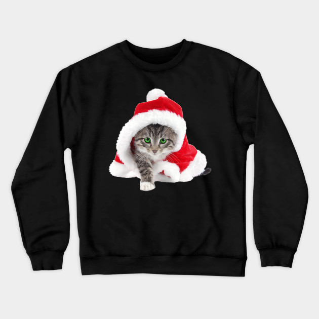 Cute Kitten Cat Santa Hat Christmas Gift For Cat Lovers Cute Cat