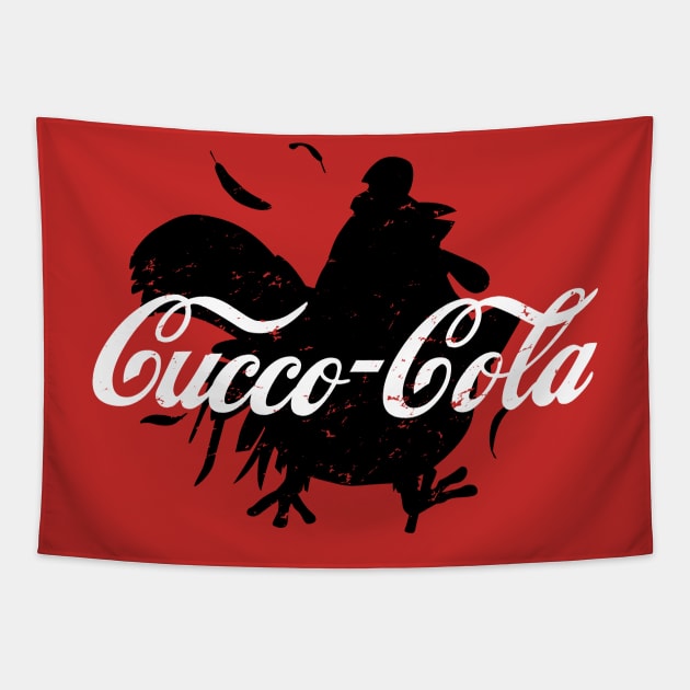 Cucco-Cola Tapestry by ilcalvelage