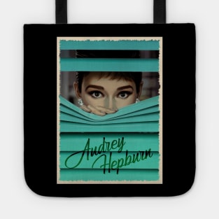 Funny Face Audrey Hepburn's Playful Charm T-Shirt Tote