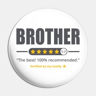 Five Stars Brother Pin