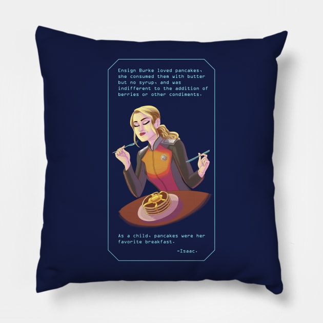 Charlie's pancakes Pillow by krls