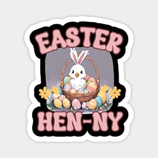 Funny Easter Hen Magnet