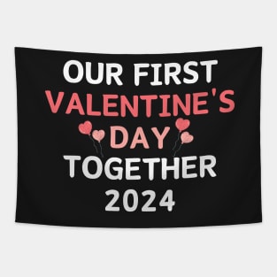 Our First Valentine's Day Together 2024 Tapestry