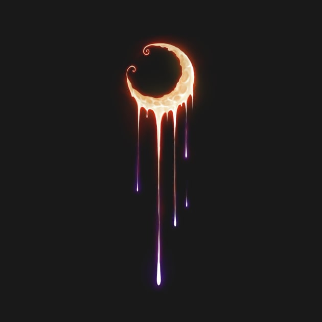 Melting Moon by chriskar