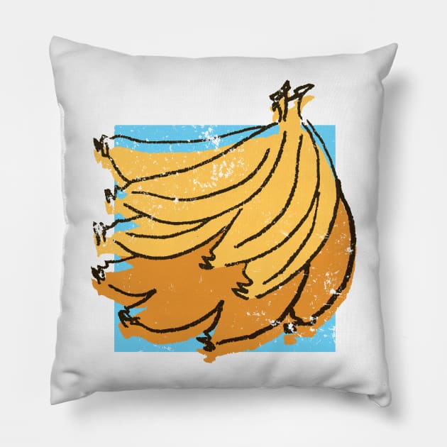 Bananasss Pillow by gorillaprutt