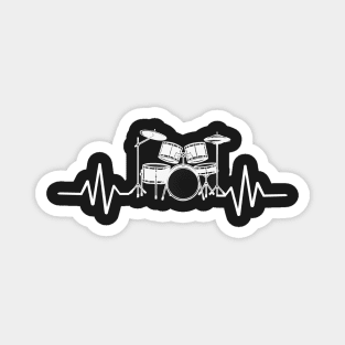 Drum Heartbeat Lifeline Music Lover Magnet